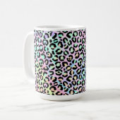 De Iridescent Luipaard Serie Design 5 Koffiemok (Voorkant links)