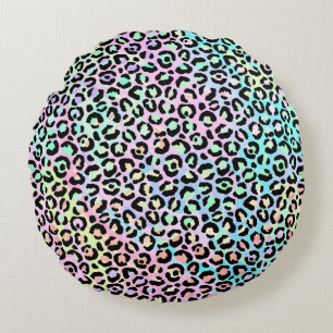 De Iridescent Luipaard Serie Design 5 Rond Kussen