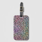 De Iridescent Luipaard Serie Design 6 Bagagelabel (Voorkant (verticaal))