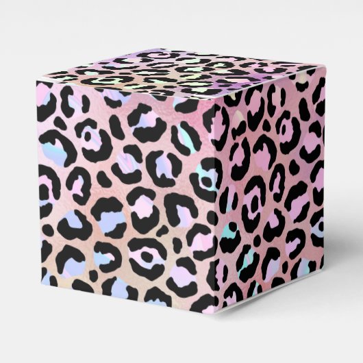 De Iridescent Luipaard Serie Design 6 Bedankdoosjes (Voorkant Zijde)