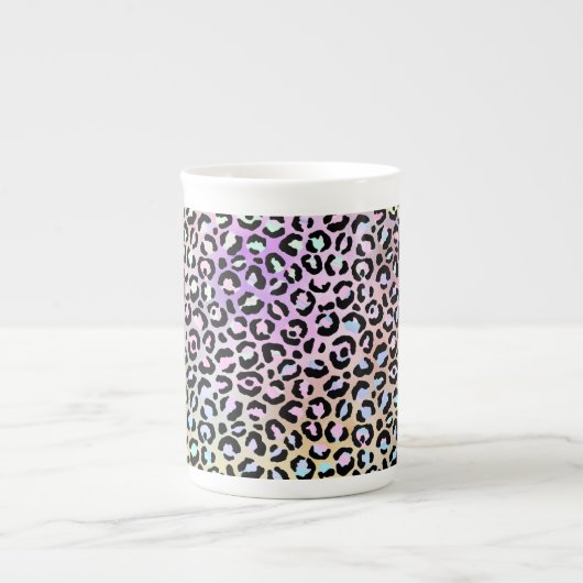 De Iridescent Luipaard Serie Design 6 Porselein Kop (Voorkant)