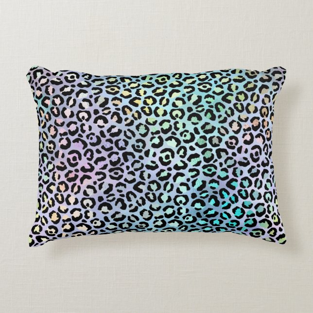 De Iridescent Luipaard Serie Design 8 Accent Kussen (Voorkant)
