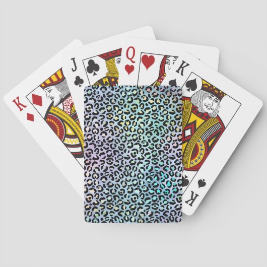 De Iridescent Luipaard Serie Design 8 Pokerkaarten (Achterkant)