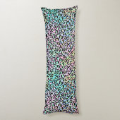 De Iridescent Luipaard Serie Ontwerp 5 Lichaamskussen (Achterkant (Verticaal))