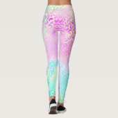 De Iridescente Luipaard Serie Design 10 Leggings (Achterkant)