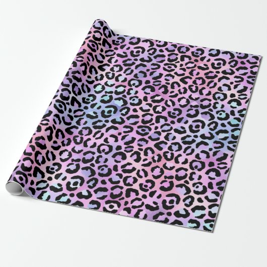 De Iridescente Luipaard Serie Design 4 Cadeaupapier (Uitgerold)