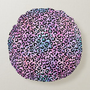 De Iridescente Luipaard Serie Design 4 Rond Kussen