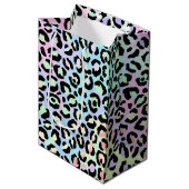 De Iridescente Luipaard Serie Design 5 Medium Cadeauzakje (Voorkant Gekanteld)