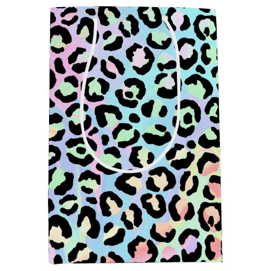 De Iridescente Luipaard Serie Design 5 Medium Cadeauzakje (Voorkant)