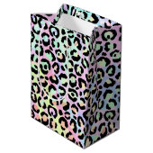 De Iridescente Luipaard Serie Design 5 Medium Cadeauzakje (Achterkant Gekanteld)