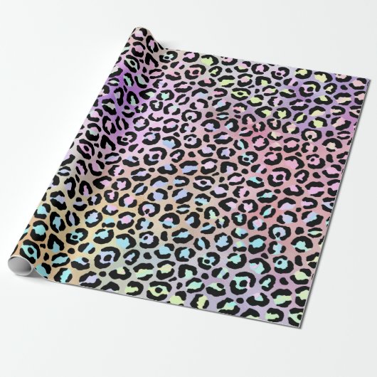 De Iridescente Luipaard Serie Design 6 Cadeaupapier (Uitgerold)