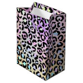 De Iridescente Luipaard Serie Design 6 Medium Cadeauzakje (Achterkant Gekanteld)