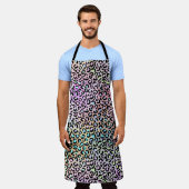 De Iridescente Luipaard Serie Design 6 Schort (Gedragen)