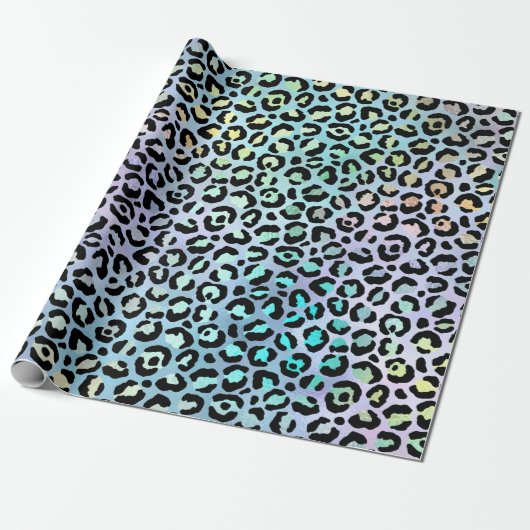 De Iridescente Luipaard Serie Design 8 Cadeaupapier (Uitgerold)