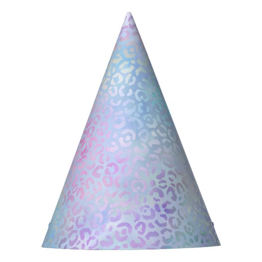 De Iridescente Luipaard Serie Design 9 Feesthoedjes (Voorkant)