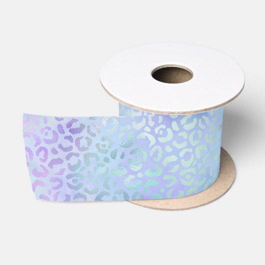 De Iridescente Luipaard Serie Design 9 Satijnen Lint (Spoel)