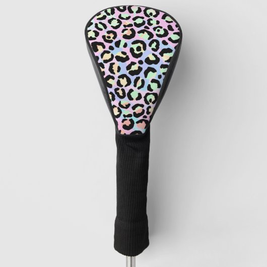 De Iridescente Luipaard Serie Ontwerp 5 Golfheadcover (Voorkant)