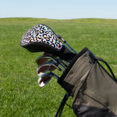 De Iridescente Luipaard Serie Ontwerp 5 Golfheadcover (Insitu)