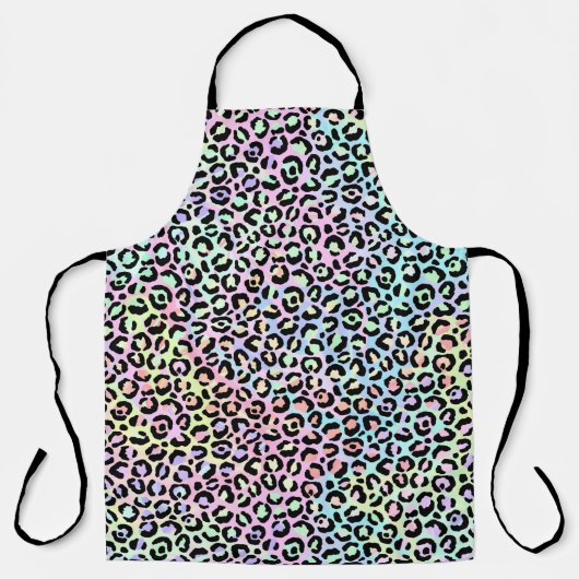 De Iridescente Luipaard Serie Ontwerp 5 Schort (Voorkant)