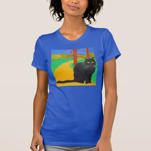 De Irina de kat die uit de Bossen komt T-shirt (Voorkant)