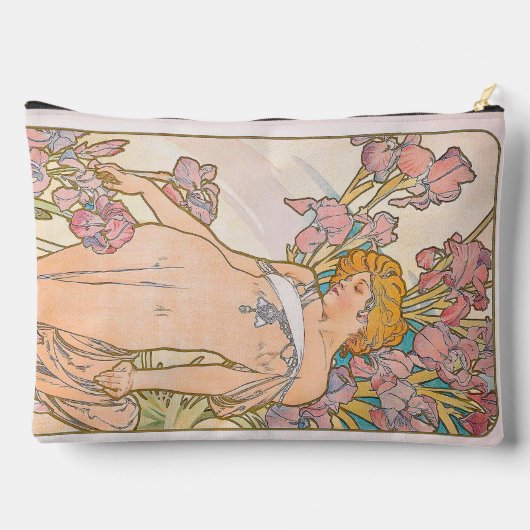 De Iris (1897) door Alphonse Mucha Etui (Achterkant)