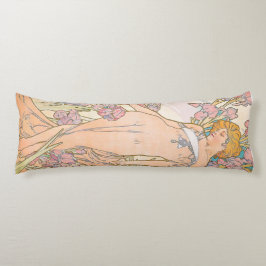 De Iris (1897) door Alphonse Mucha Lichaamskussen