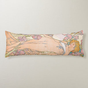De Iris (1897) door Alphonse Mucha Lichaamskussen