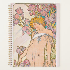 De Iris (1897) door Alphonse Mucha Planner