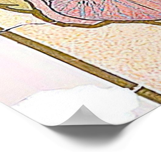 De Iris (1897) door Alphonse Mucha Poster (Hoek)