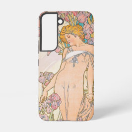 De Iris (1897) door Alphonse Mucha Samsung Galaxy Hoesje