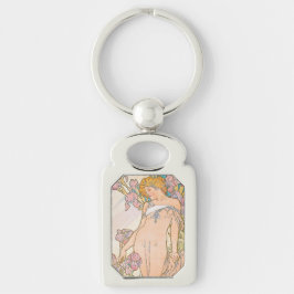 De Iris (1897) door Alphonse Mucha Sleutelhanger