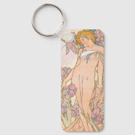 De Iris (1897) door Alphonse Mucha Sleutelhanger