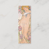 De iris (1897) van het Bladwijzer Alphonse Mucha Mini Visitekaartje (Voorkant)
