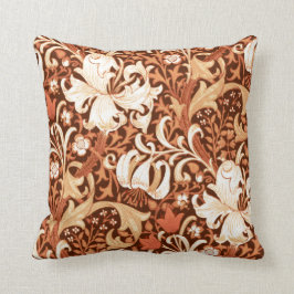 De Iris en de Lelie van William Morris, Bruin en Kussen