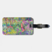 De Iris Garden bij Giverny Claude Monet cool, oud, Bagagelabel (Achterkant horizontaal)