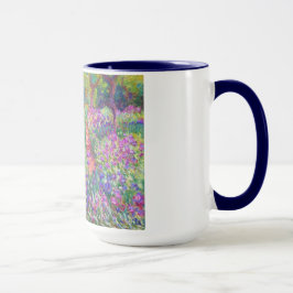 De Iris Garden bij Giverny Claude Monet cool, oud, Mok