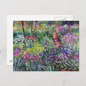 De Iris Garden in Giverny, Claude Monet Briefkaart (Voorkant / Achterkant)