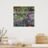 De Iris Garden in Giverny, Claude Monet Poster (Keuken)