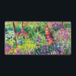 De Iris Garden in Giverny door Claude Monet Bureaumat<br><div class="desc">Ga naar mijn winkel voor een interessanter design en meer kleurenkeuze. => zazzle.com/iwheels*</div>