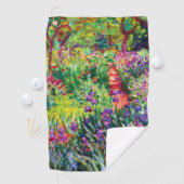 De Iris Garden in Giverny door Claude Monet Golfhanddoek (Insitu)