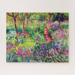 De Iris Garden in Giverny door Claude Monet Legpuzzel<br><div class="desc">Bezoek mijn winkel voor een interessanter ontwerp en meer keuze voor kleuren => zazzle.com/iwheels*</div>
