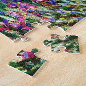 De Iris Garden in Giverny door Claude Monet Legpuzzel (Zijkant)