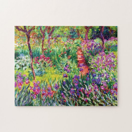 De Iris Garden in Giverny door Claude Monet Legpuzzel (Horizontaal)