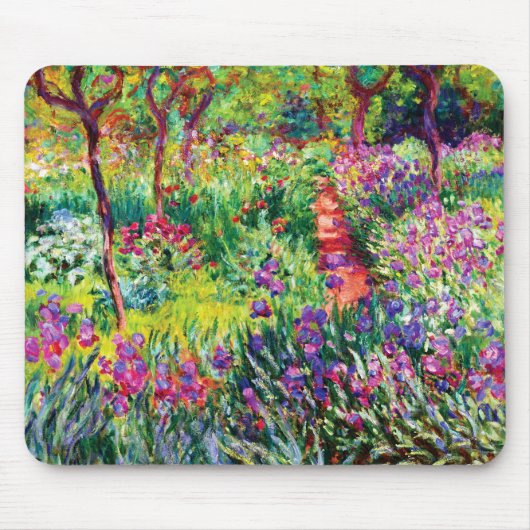 De Iris Garden in Giverny door Claude Monet Muismat (Voorkant)