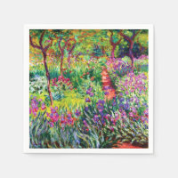 De Iris Garden in Giverny door Claude Monet