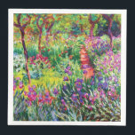 De Iris Garden in Giverny door Claude Monet Servet<br><div class="desc">Ga naar mijn winkel voor een interessanter design en meer kleurenkeuze. => zazzle.com/iwheels*</div>