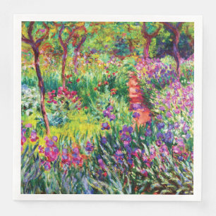 De Iris Garden in Giverny door Claude Monet Servet