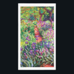 De Iris Garden in Giverny door Claude Monet Servet<br><div class="desc">Ga naar mijn winkel voor een interessanter design en meer kleurenkeuze. => zazzle.com/iwheels*</div>