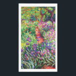 De Iris Garden in Giverny door Claude Monet Servet<br><div class="desc">Ga naar mijn winkel voor een interessanter design en meer kleurenkeuze. => zazzle.com/iwheels*</div>
