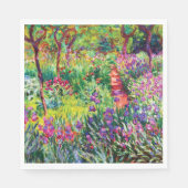 De Iris Garden in Giverny door Claude Monet Servet (Voorkant)